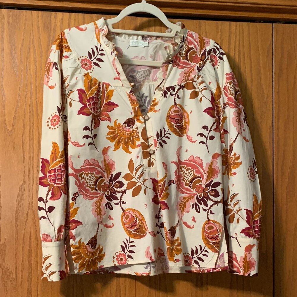 Spartina XS Cotton Blouse